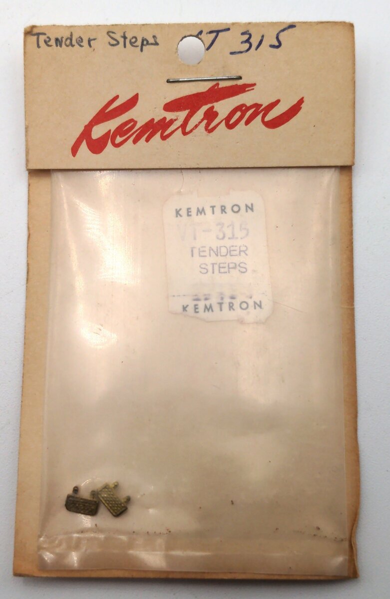 Kemtron VT-315 HO Scale Brass Tender Steps