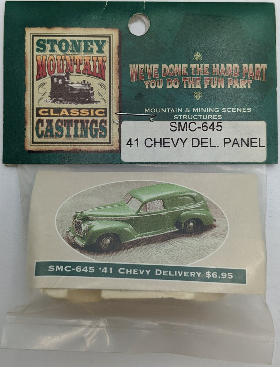 Stoney Mountain SMC-645 HO Scale 41 Chevy Del. Panel Building Kit