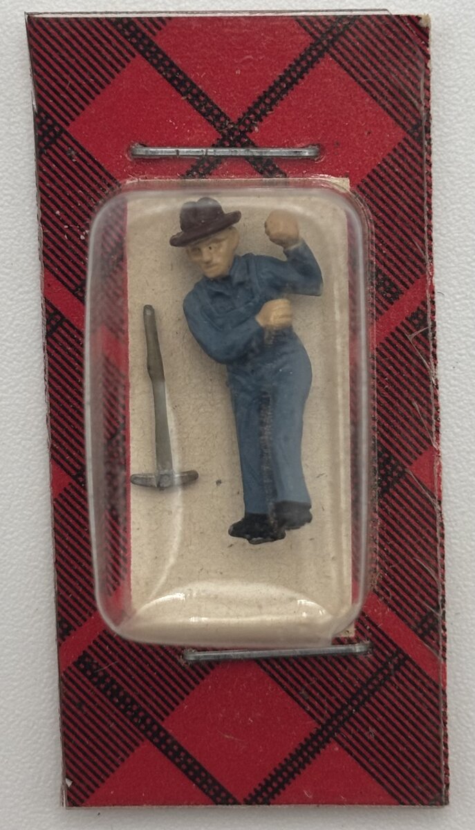 Campbell Scale Models 1227 HO Section Hand With Pick Figure
