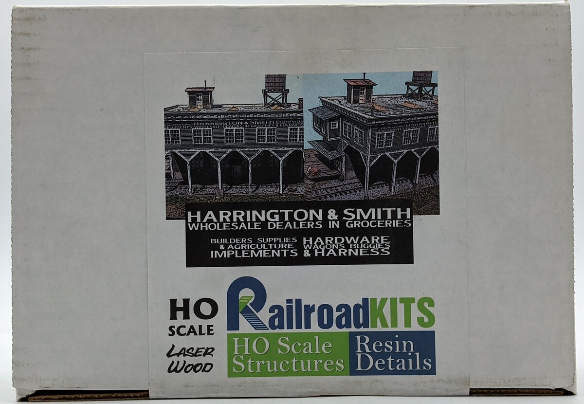 Railroad Kits HO Scale Harrington & Smith Grocery Store Building Kit