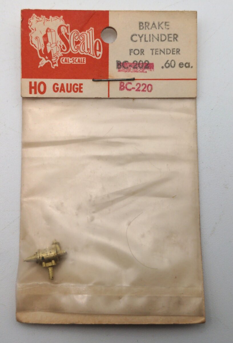 Cal Scale BC-220 HO Scale Brake Cylinder For Tender