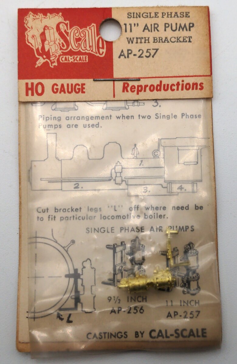 Cal Scale AP-257 HO Scale Brass Single Phase 11