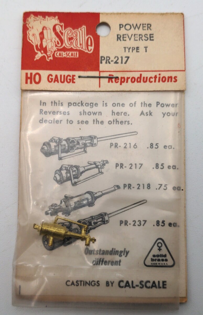 Cal Scale PR-217 HO Scale Brass Power Reverse Type T