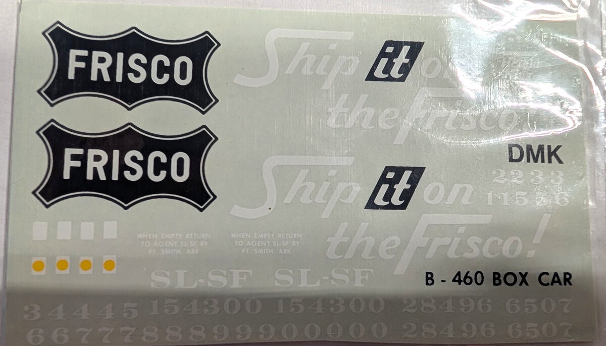 Herald King B-460 HO Scale Frisco 