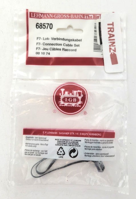 LGB 68570 G Scale F 7 Connection Cable (Set of 2)