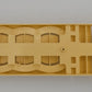 Lionel 82886-4 O Gauge 21" Passenger Diner Car Tan Seats & Table Interior