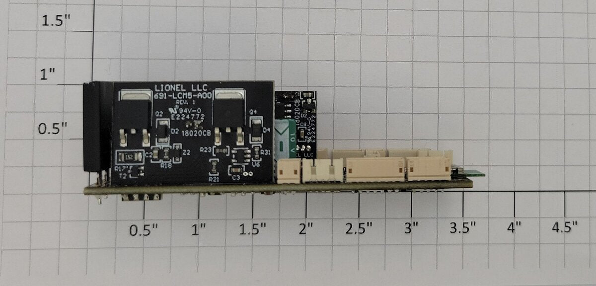 Lionel LCP2-2233420 Legacy Command Module 5 PCB Circuit Board Revision C