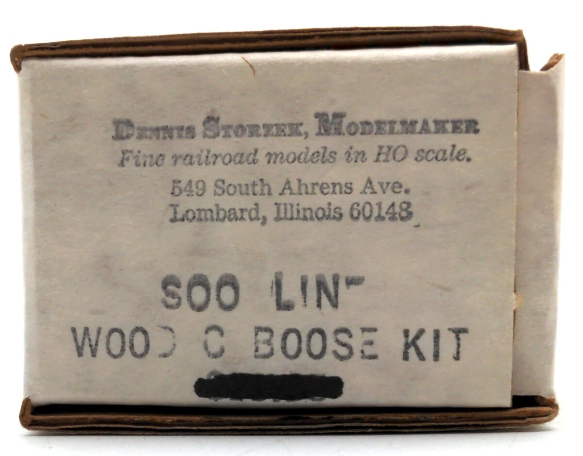 Dennis Storzek Model Maker SOO Line Wooden Caboose Kit