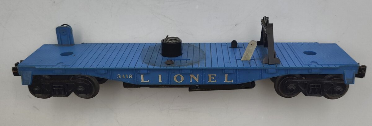 Lionel 3419-2 Light Blue Helicopter Operating Car Frame Assembly