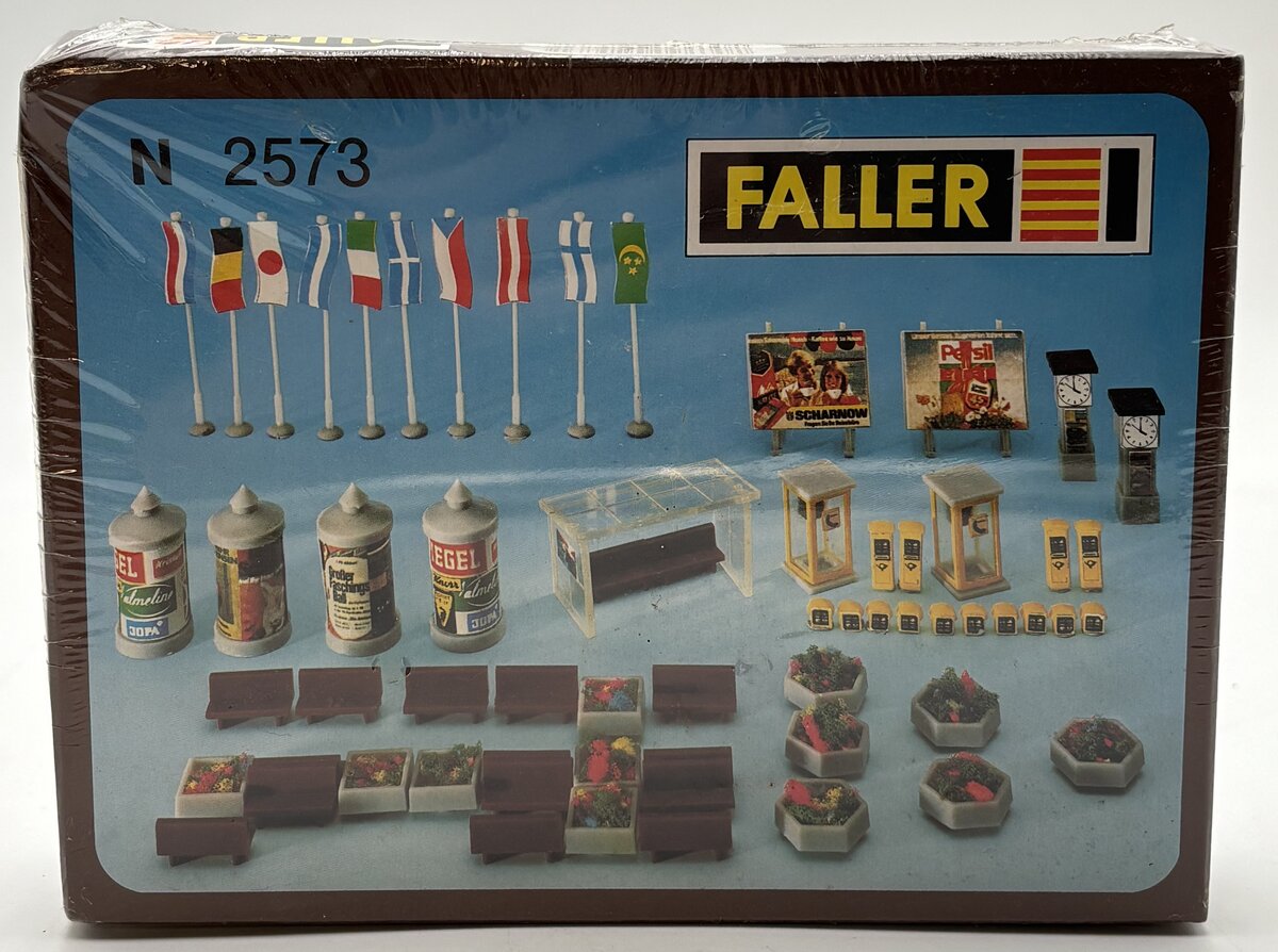 Faller 2573 N Scale Town Decoration Assortment