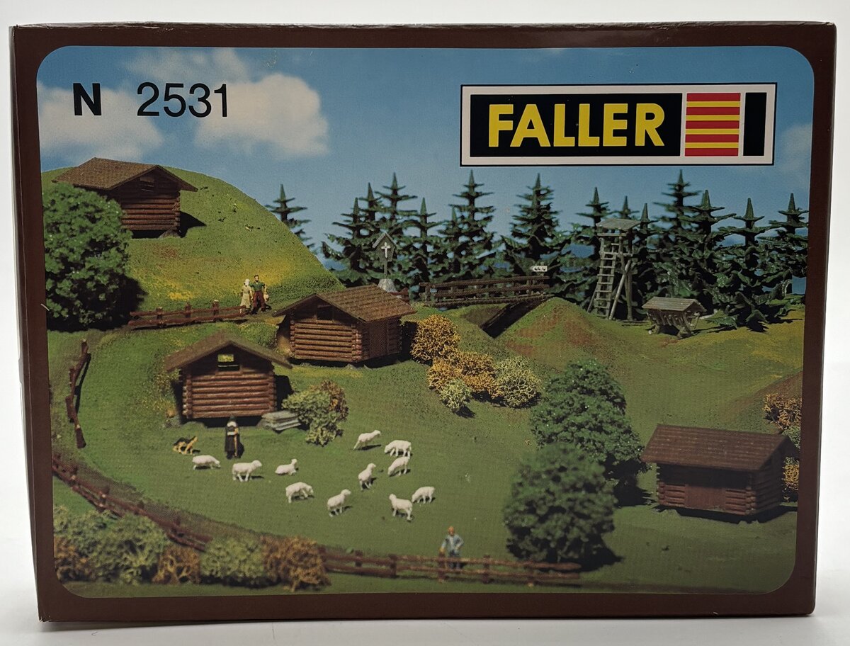 Faller 2531 N Scale Alpine Animal Pen Kit