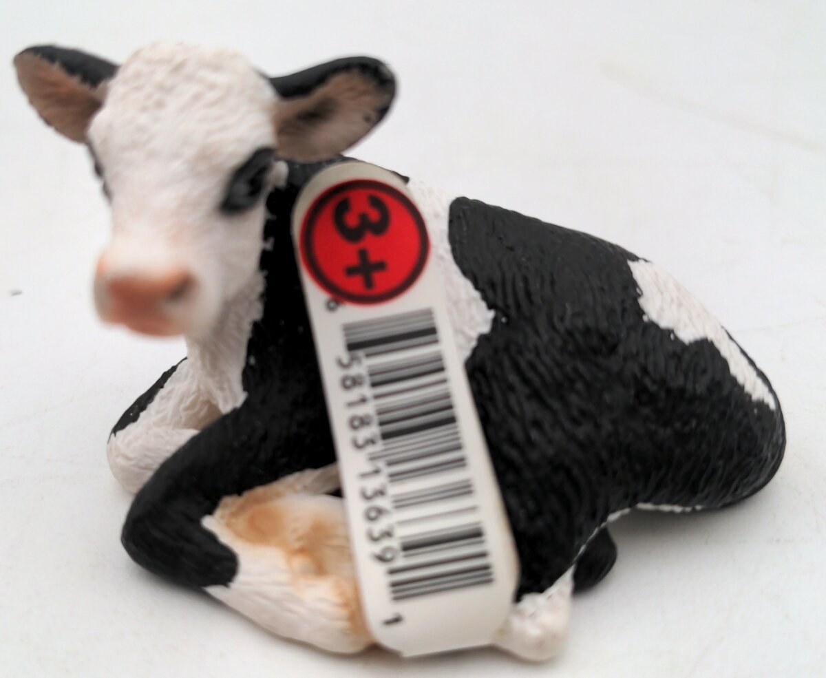 Schleich 13639 Holstein Calf Lying Down