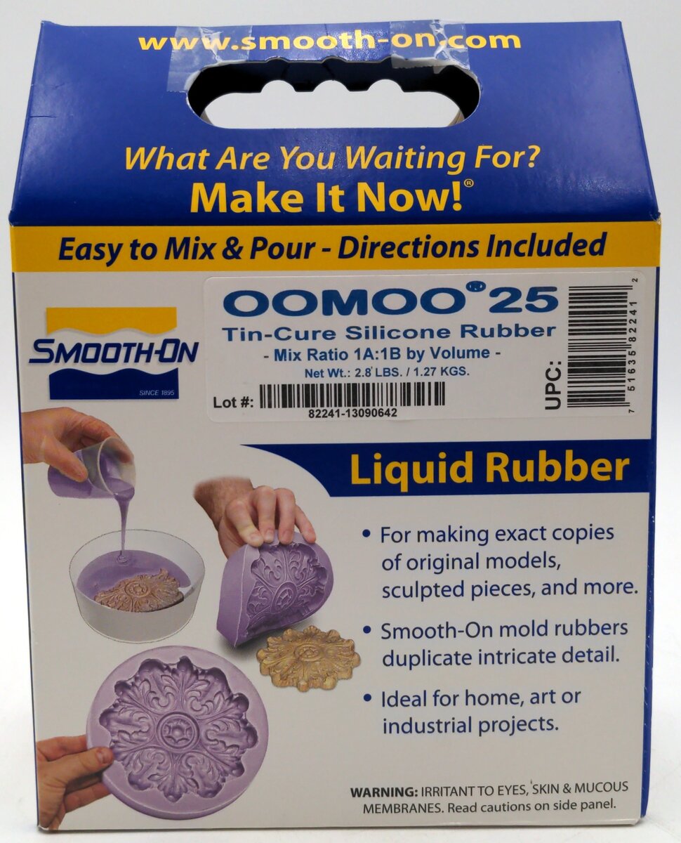 Smooth On 82241 Oomoo 25 Tin-Cure Silicone Rubber Mix Kit