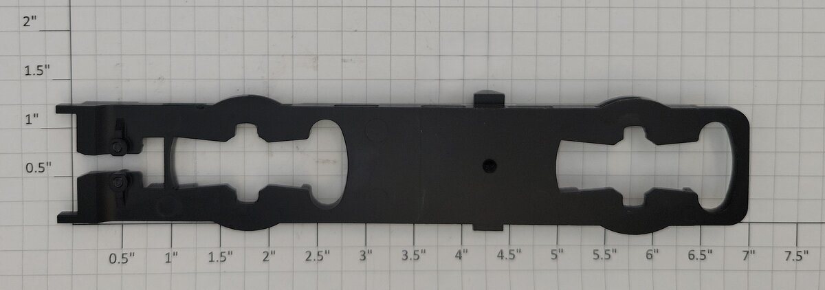 Lionel 2133510-4 Diecast Black Veranda Turbine Truck Spanner Frame #4501