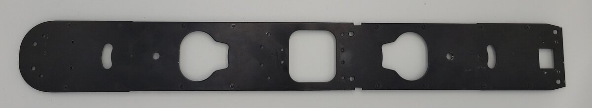 Lionel 2133510 O Gauge Black Stamped Veranda Turbine Diesel Loco Frame
