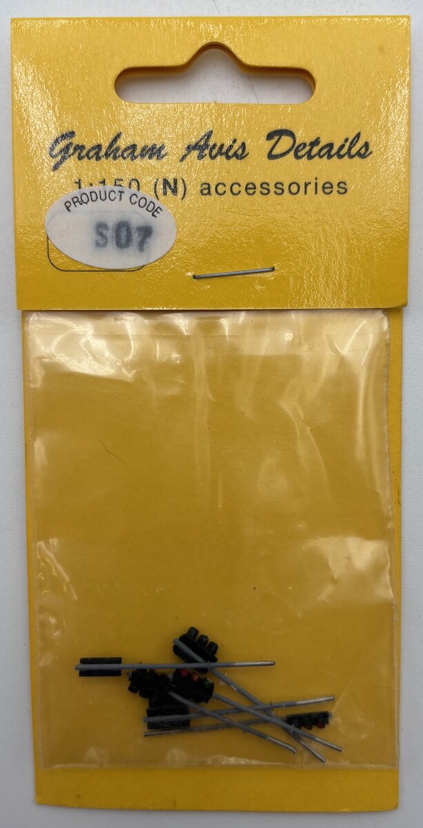 Graham Avis Details S07 N Scale Traffic Lights (Set of 6)
