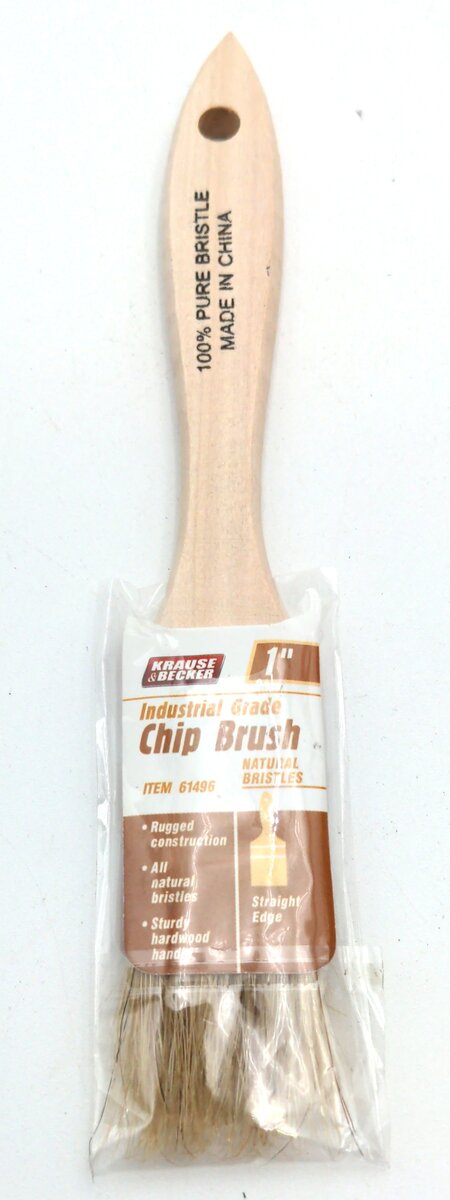 Harbor Freight 61496 1" Industrial Grade Chip Brush Straight Edge