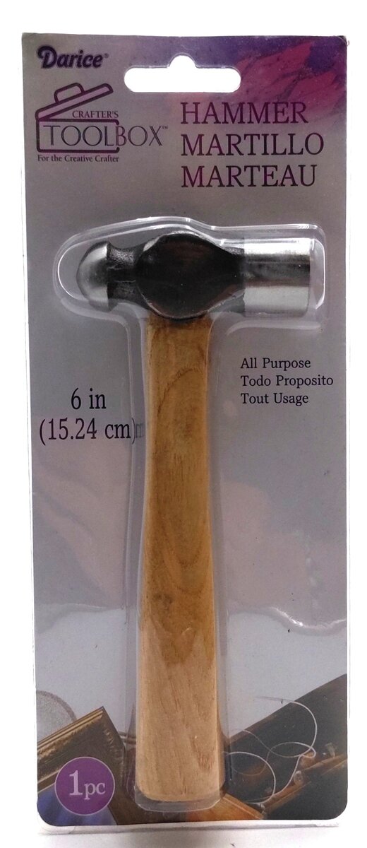 Darice 1201--34JAS 6 Inch All Purpose Hammer