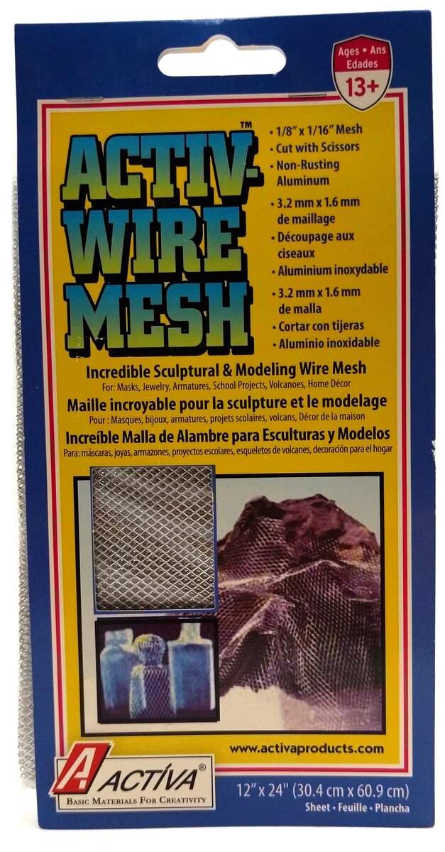 Activa 166 Activ-Wire Mesh 1/8"x1/16" 12"x24" Sheet