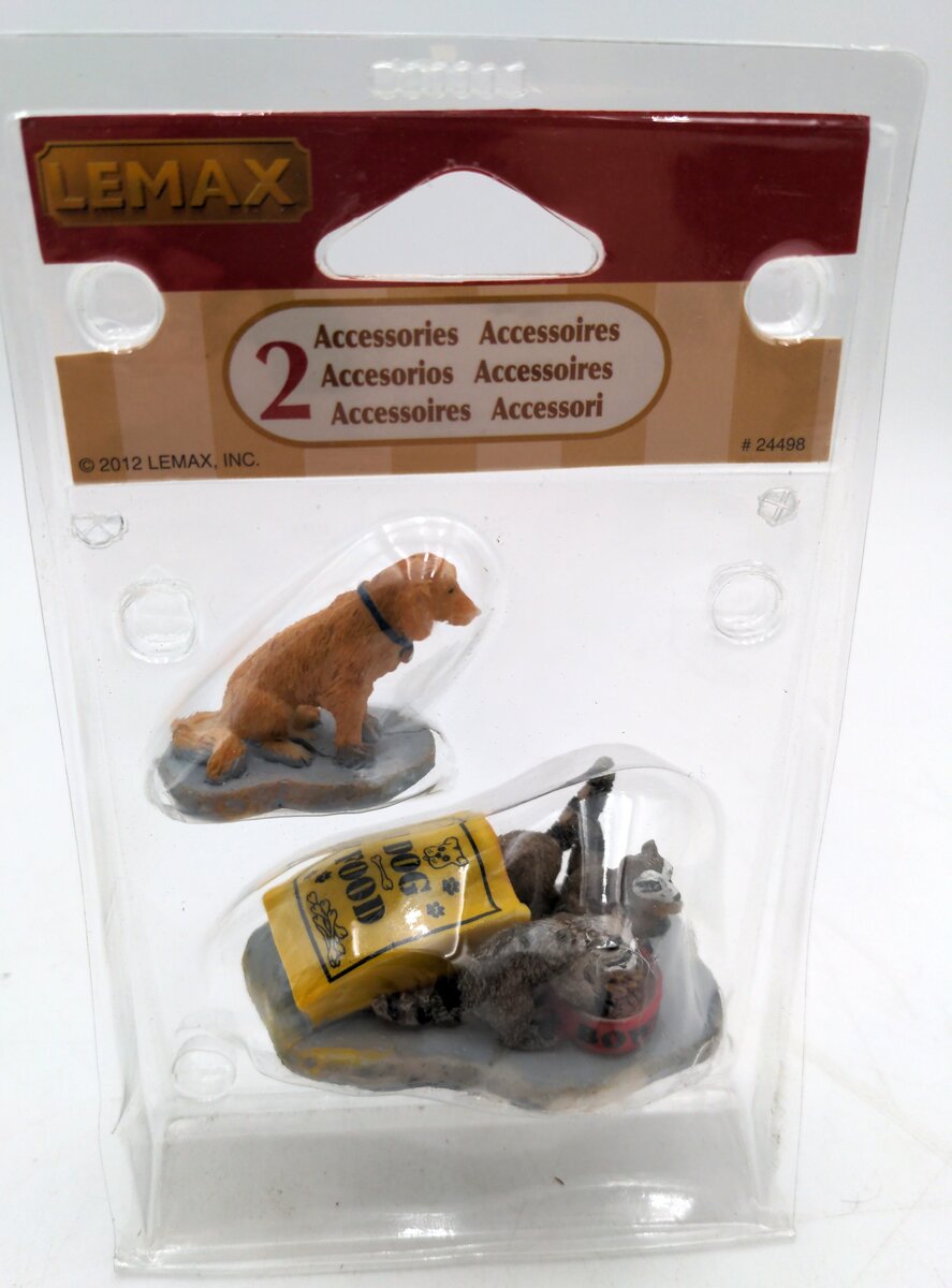 Lemax 24498 Dog And Racoon Figures