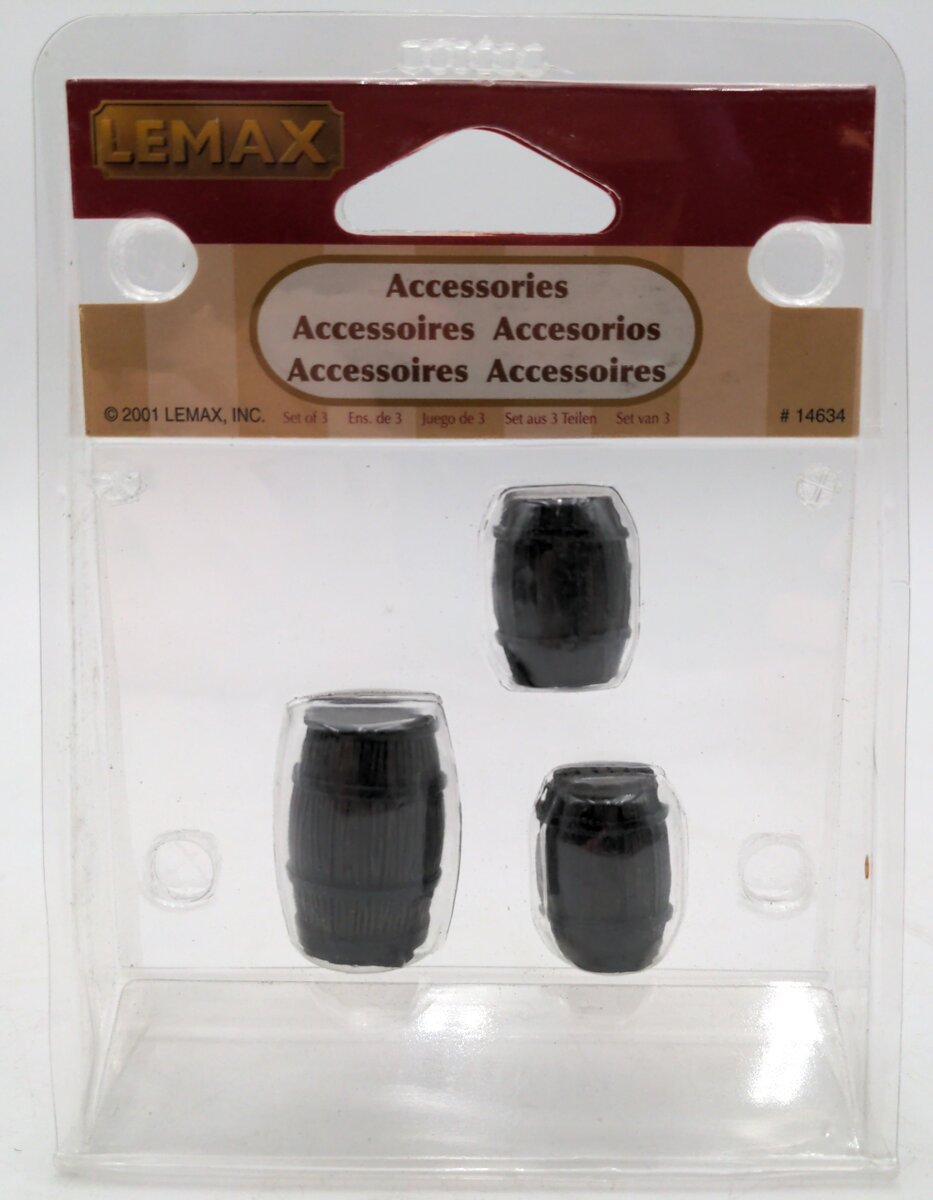 Lemax 14634 Barrels Set Of 3