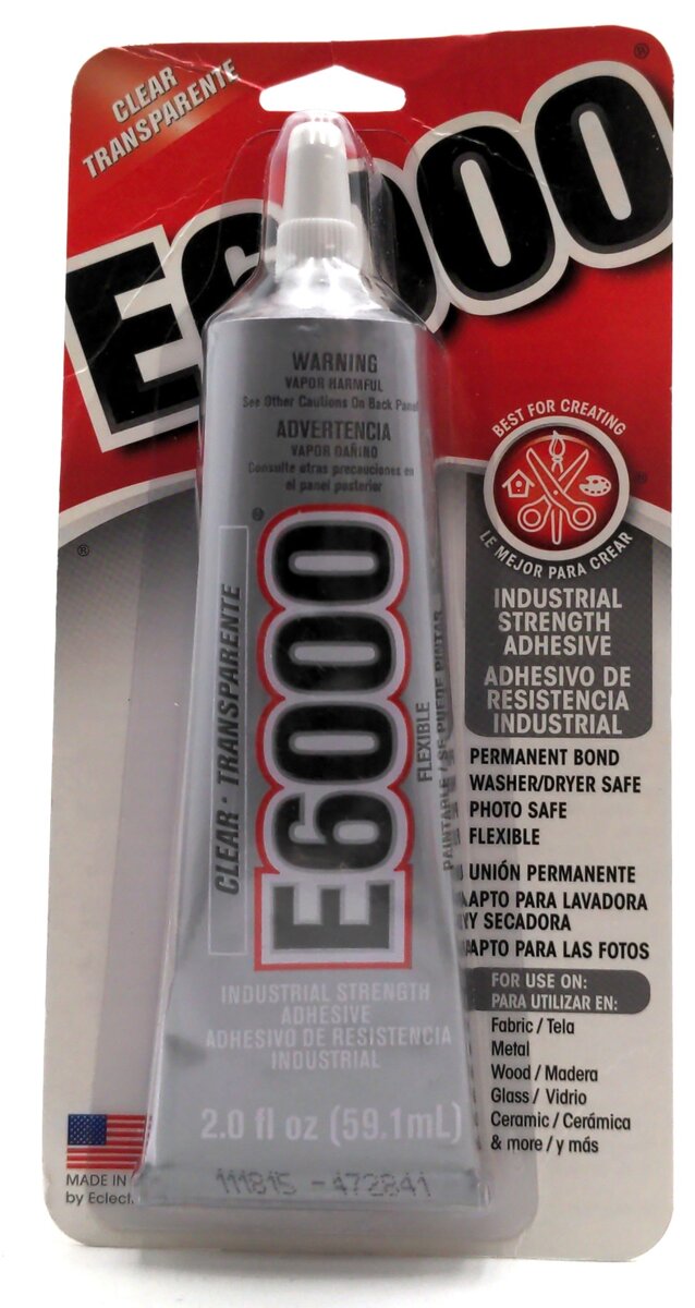 E6000 Clear Industrial Strength Adhesive 2.0 Fl OZ