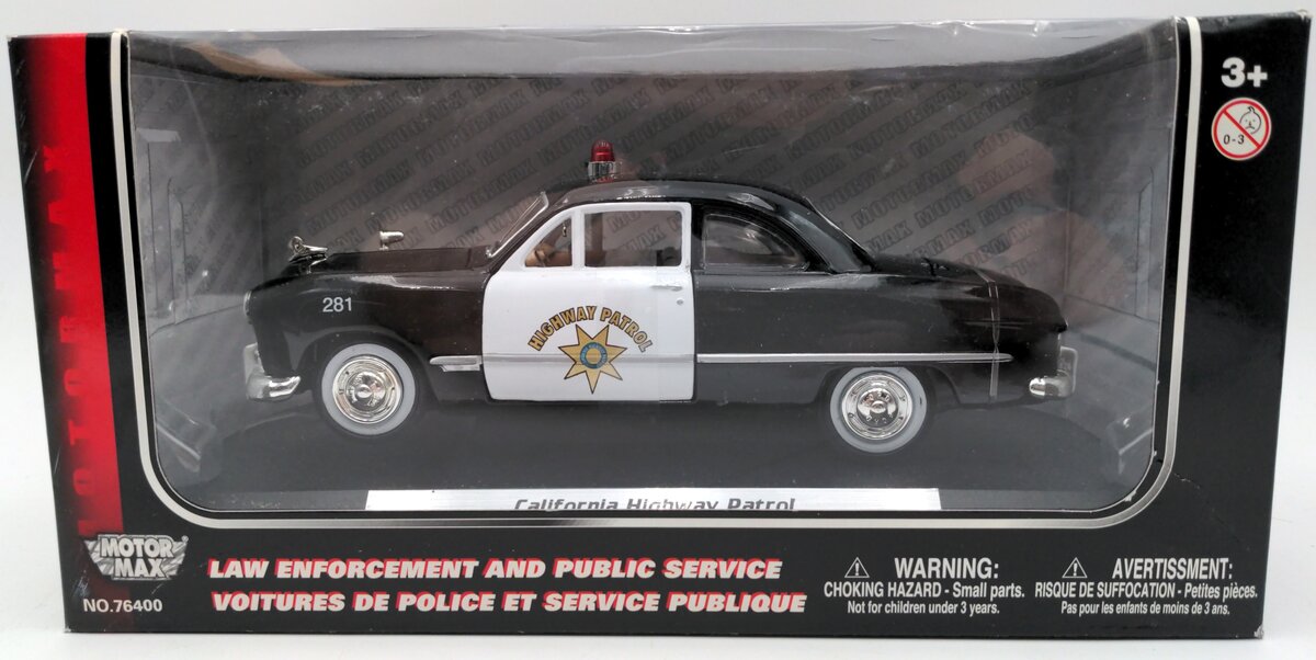 Motor Max 76400 1:24 Scale California Highway Patrol