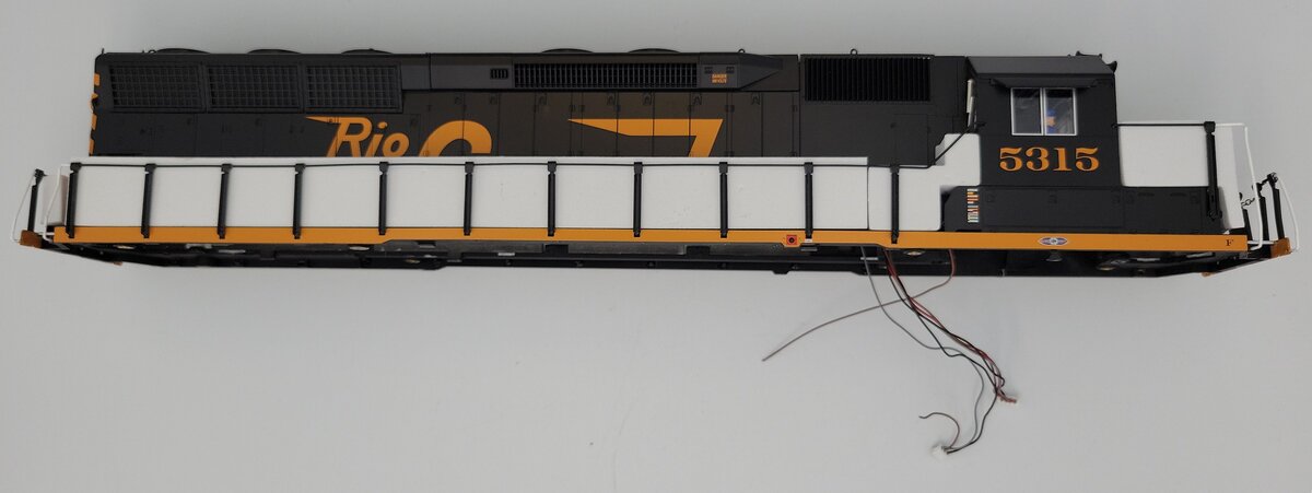 Lionel 5315-1 Denver & Rio Grande SD45 Diesel Locomotive Body Shell #5315
