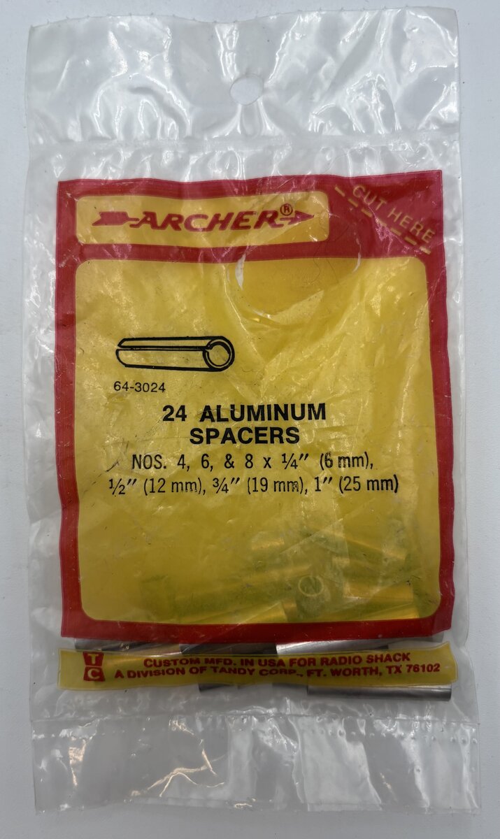 Archer 64-3024 Aluminum Spacers (Pack of 24)