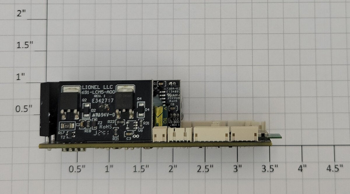 Lionel LCP2-2433541 Revision C Legacy Command Module 5 SD45 PCB Circuit Board