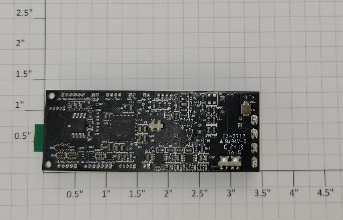 Lionel LCP2-2433541 Revision C Legacy Command Module 5 SD45 PCB Circuit Board