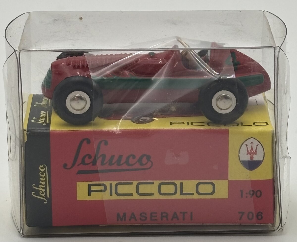 Schuco 706 1:90 Red/Green Langenburg Classic Piccolo Maserati