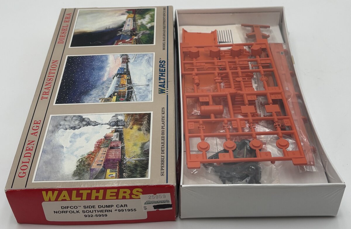 Walthers 932-5959 HO Difco Side Dump Car Norfolk Southern Kit #991955