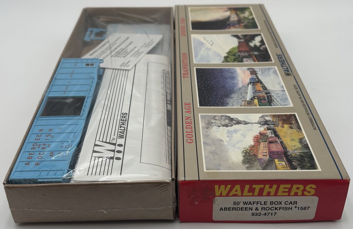 Walthers 932-4717 HO Aberdeen & Rockfish 50' Waffle Boxcar #1587 Kit