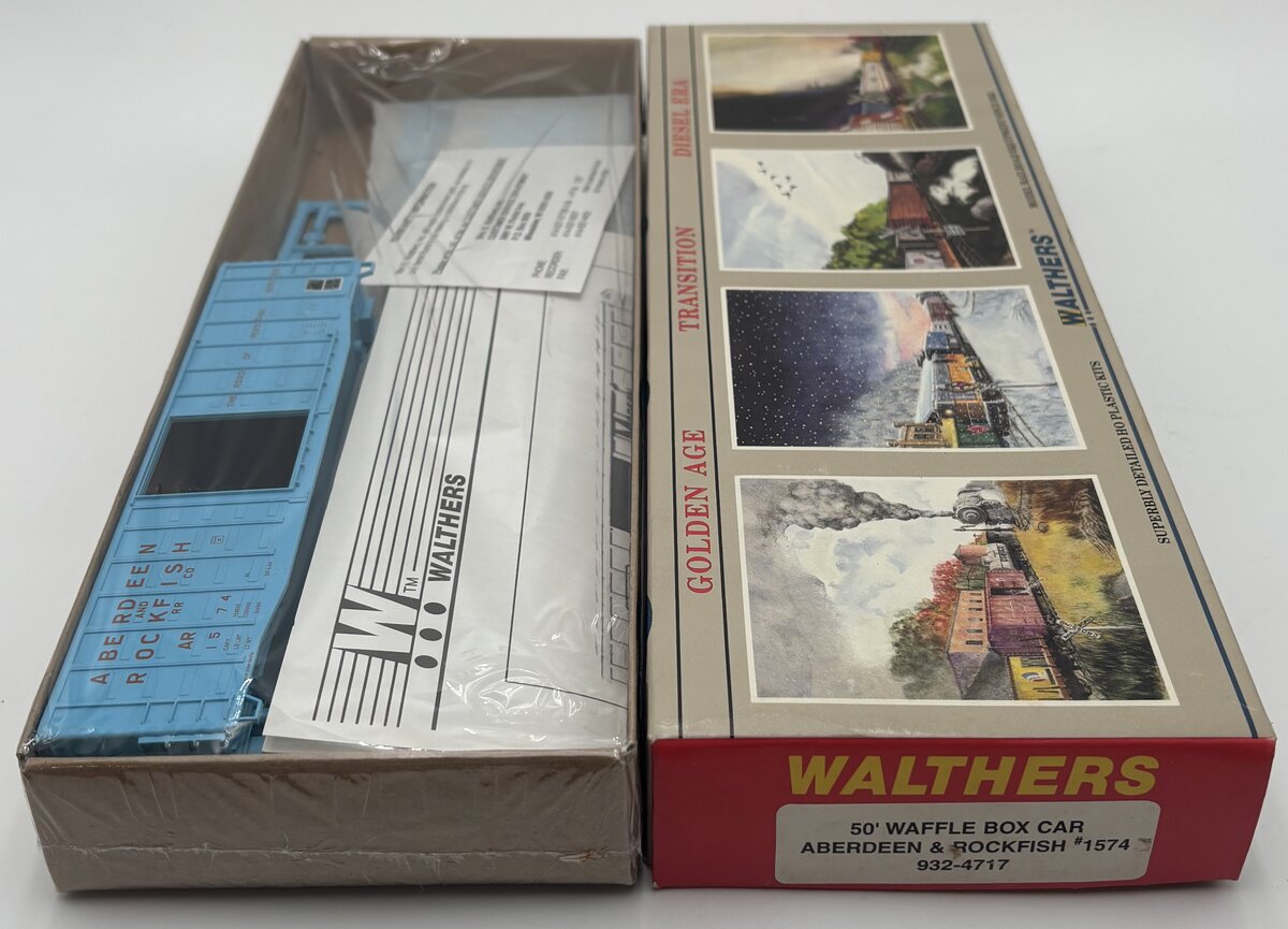 Walthers 932-4717 HO Aberdeen & Rockfish 50' Waffle Boxcar #1574 Kit