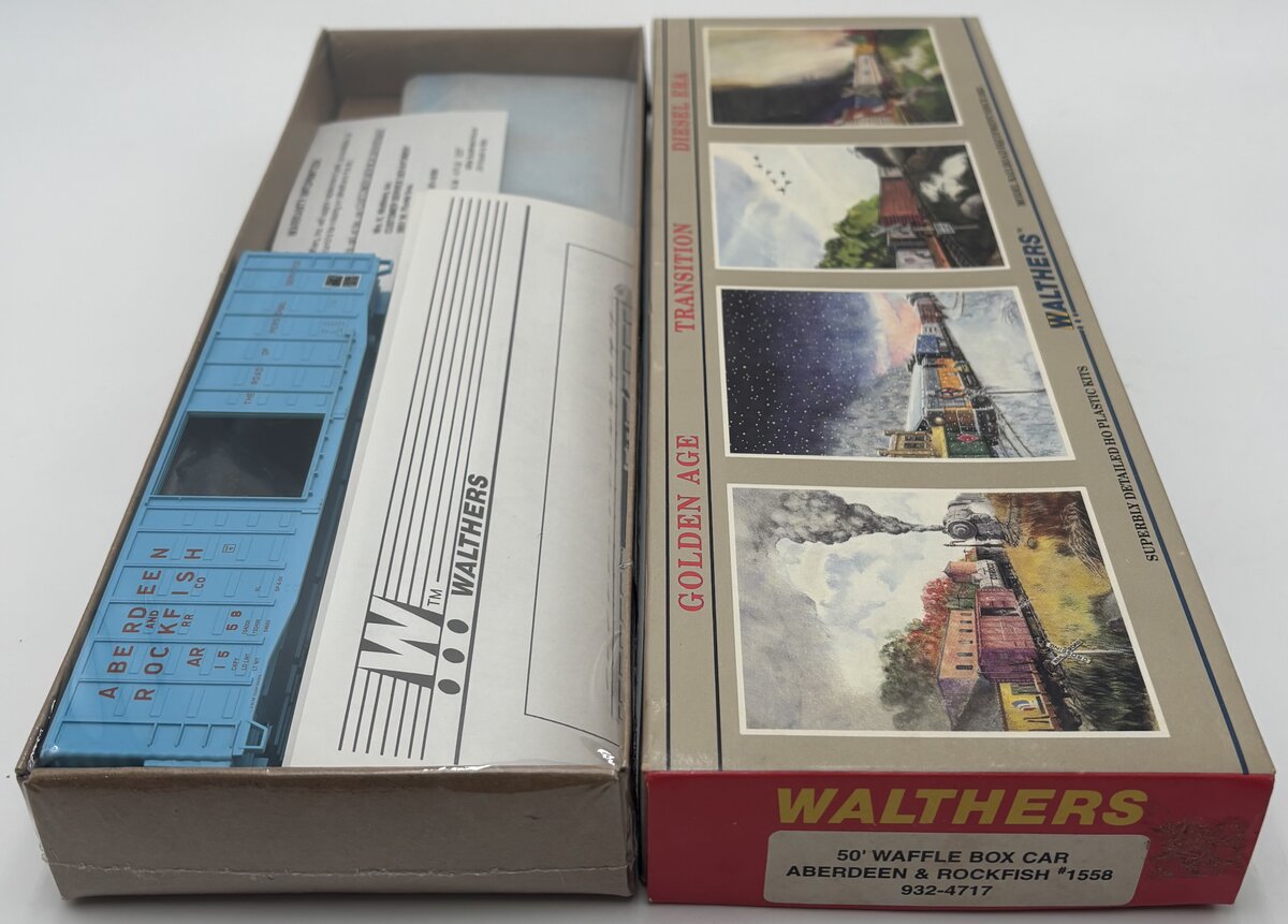 Walthers 932-4717 HO Aberdeen & Rockfish 50' Waffle Boxcar #1558 Kit