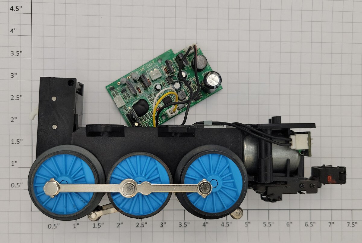 Lionel 83503-10 O Gauge Thomas Motor & Chassis w/ RS PCB Circuit Board