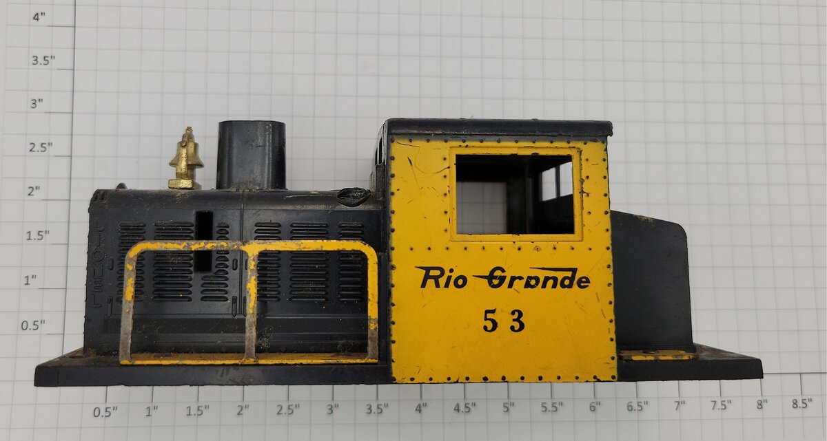 Lionel 18583-2 O Gauge Black and Yellow Electric Rio Grande Snow Plow Shell #53