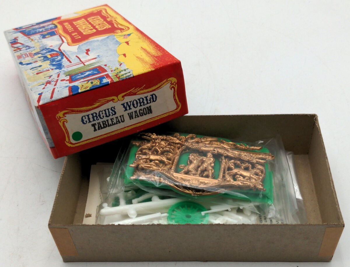 Circus World O Scale Horse Drawn Tableau Wagon Model Kit