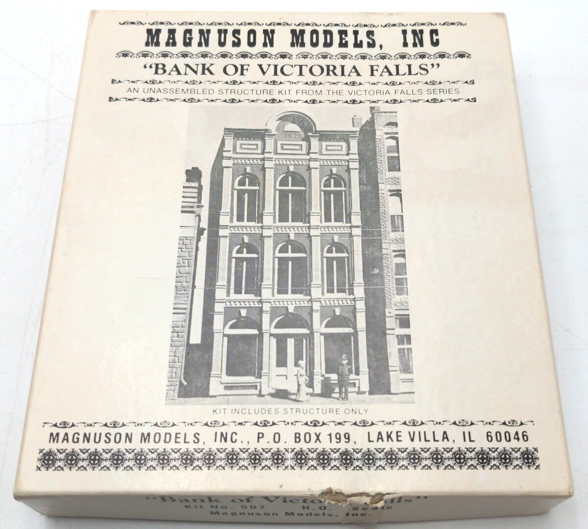 Magnuson Models 507 HO Scale Bank Of Victoria Falls Building Kit