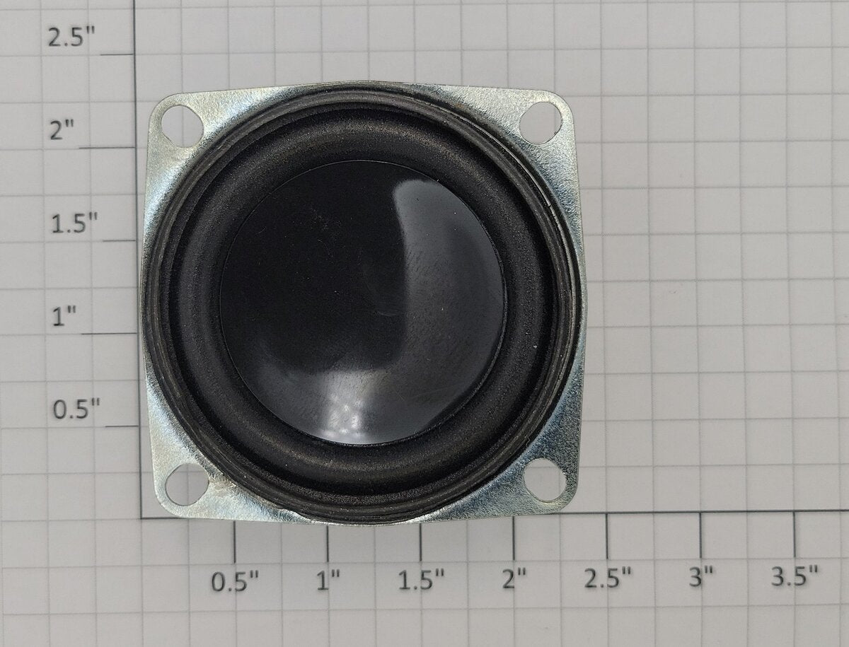 Lionel 6928653536 2.25" 8 Ohm 3 Watt Square Speaker with Large Magnet