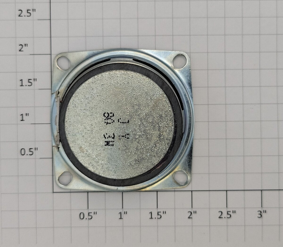 Lionel 6928653536 2.25" 8 Ohm 3 Watt Square Speaker with Large Magnet