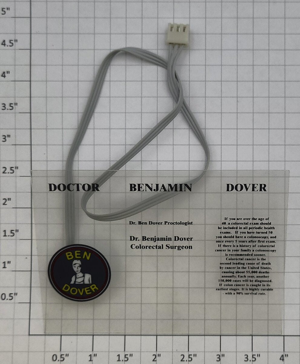 MTH HH-5230021 Railking "Doctor Ben Dover" Building Blinking Sign