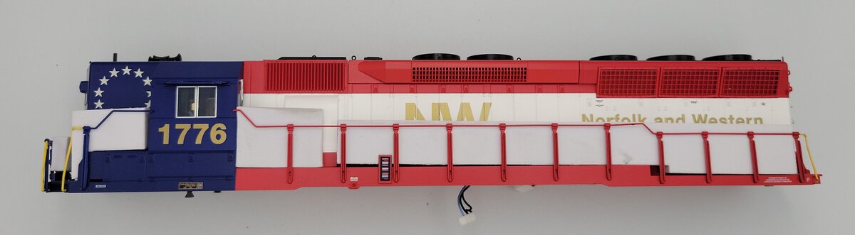 Lionel 85038-2 BTO Norfolk and Western SD45 Diesel Locomotive Shell #1776