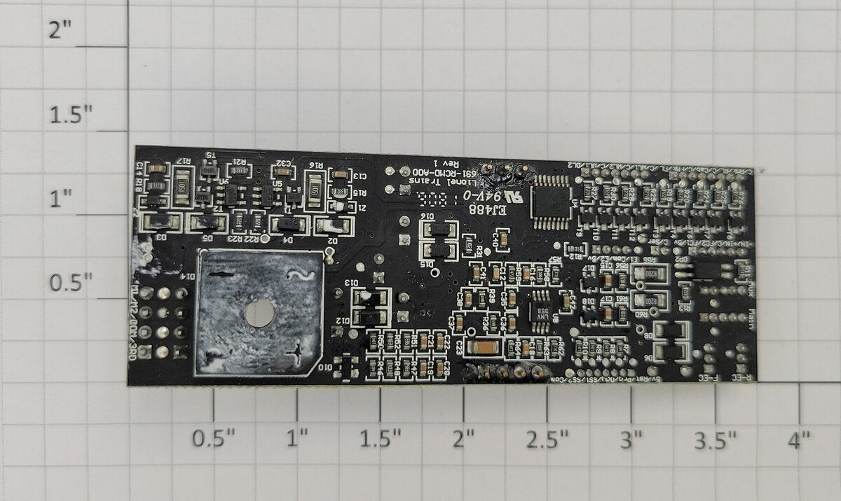 Lionel 691RCMD186 Diesel Locomotive RCMD Receiver/Driver SD45 PCB Circuit Board