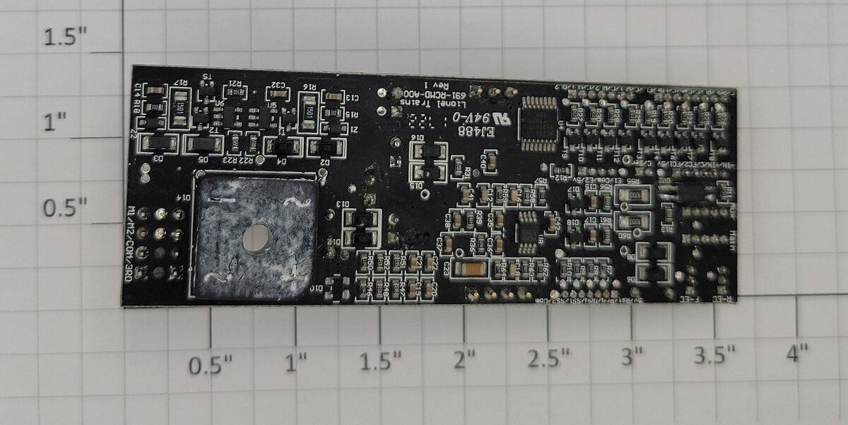Lionel 691RCMD132 Receiver Driver AC6000 REV 1 PCB Circuit Board