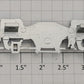 Lionel 84256-185 Diecast Silver SD-40 Diesel Loco Truck Side Frame