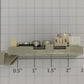 Lionel 691RSL3539 RS Lite SD-45 Diesel Loco PCB Circuit Board with Bracket