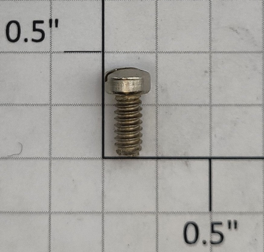 Lionel 6325-16 Nickel #6-32 x 5/16" Slotted Fillister Head Screw