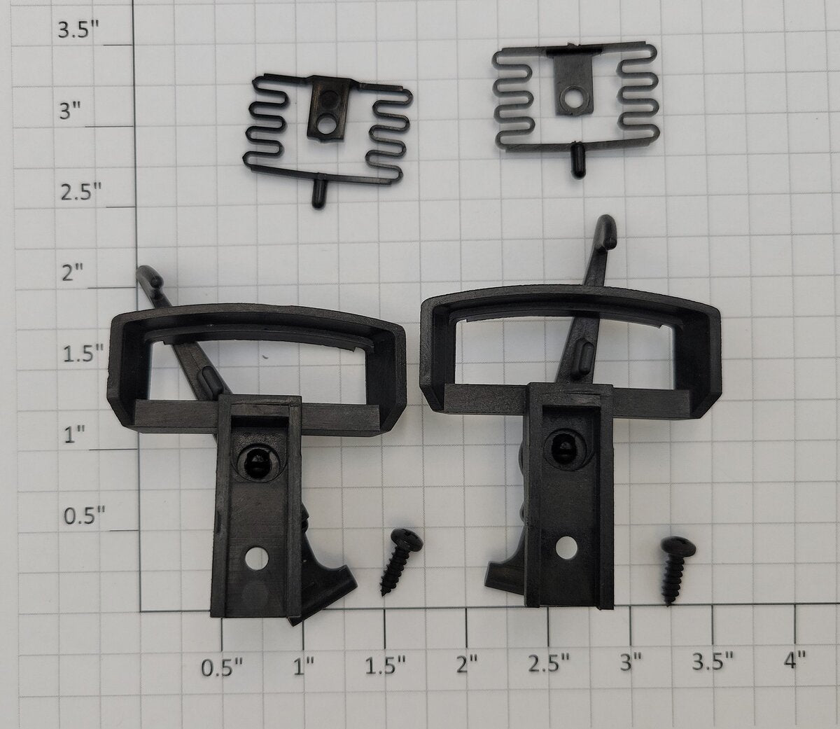 USA Trains R2050-2 G Scale Plastic Hook and Loop Coupler w/ Screws (Bag of 2)